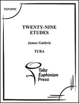 Twenty nine Etudes Tuba P.O.D. cover